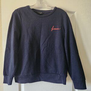 Banana Republic - Navy "Femme" Sweatshirt